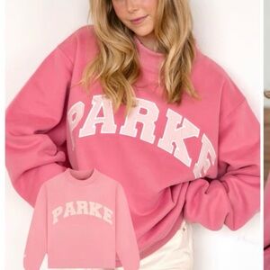 Parker Women's Soft Pink Crew Neck Sweater